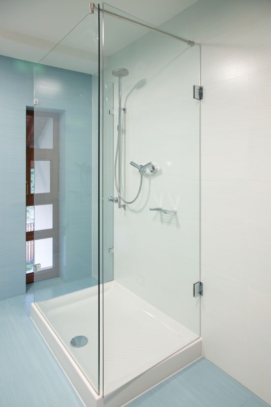 Stylish Shower with Matte Fixtures